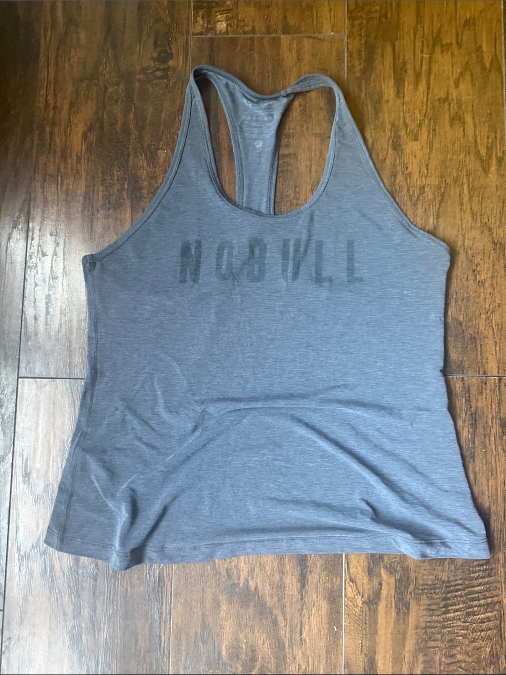 NOBULL Women's Dark Gray Racerback Training Tank
